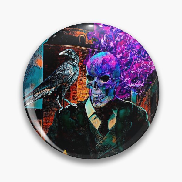 Item preview, Undead in a tuxedo with a burning head designed and sold by Revier.