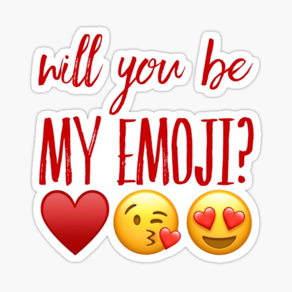 I love you sticker, emoji heart sticker, valentine sticker for daughte –  KALIRALLY
