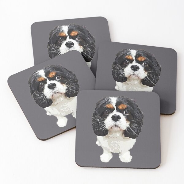 Item preview, Cavalier King Charles Spaniel Tri designed and sold by ElegantCat.
