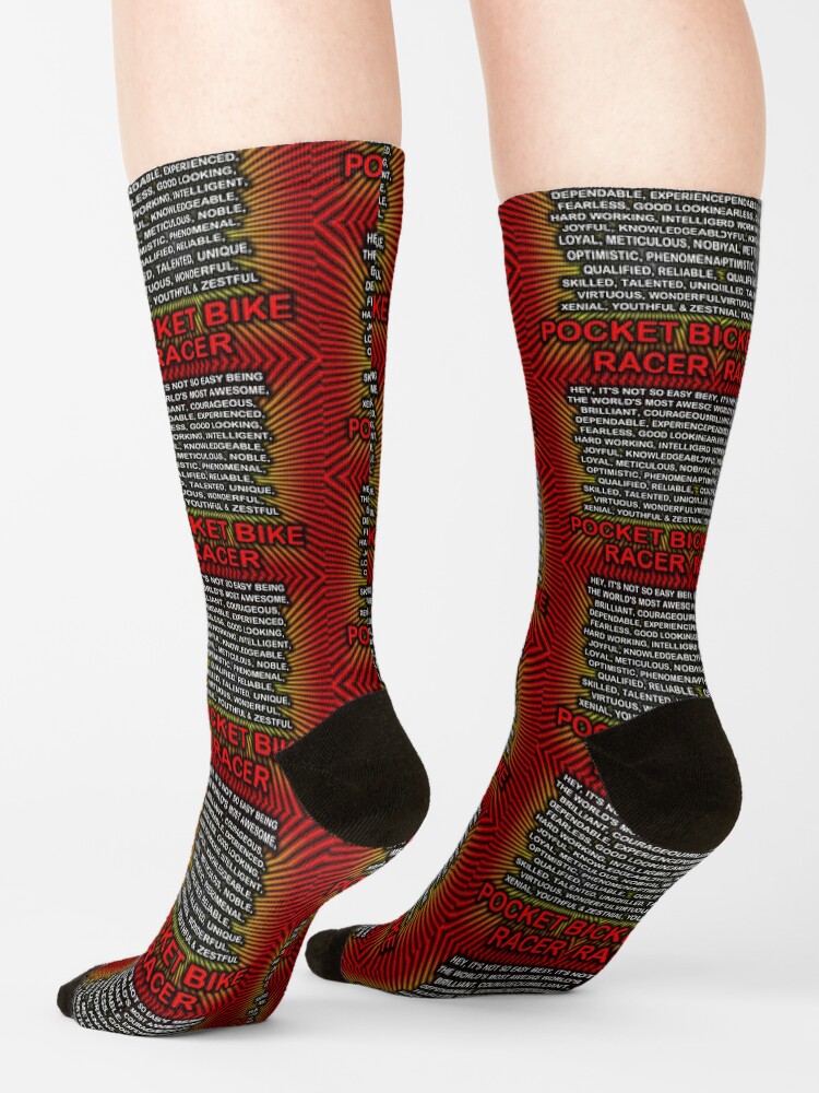 Alternate view of Hey, It’s Not So Easy Being ... Pocket Bike Racer Socks