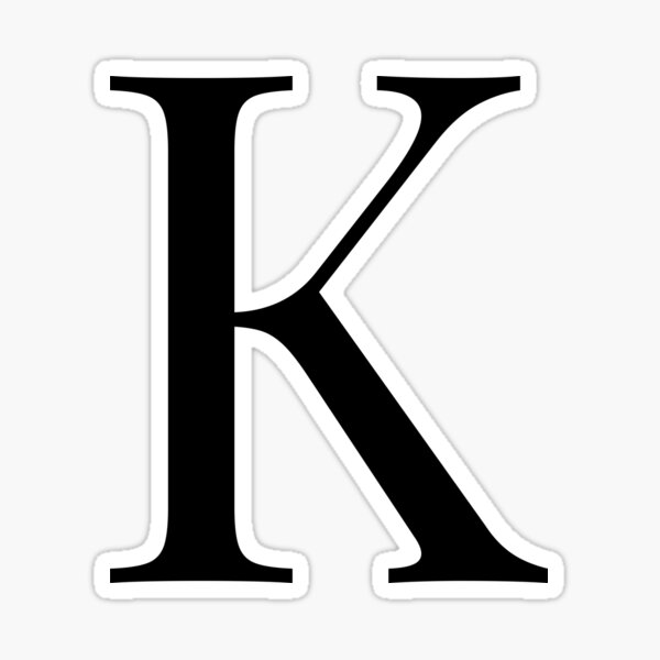 Buchstabe - Letter K  Letter k, Lettering, Letters