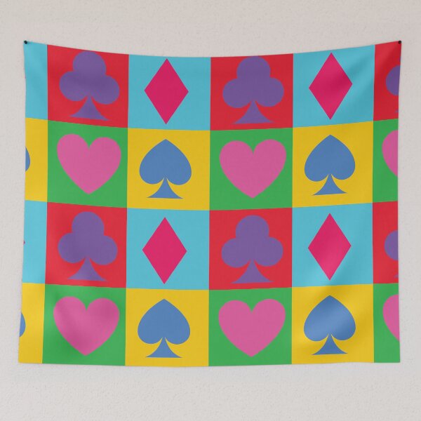 Item preview, Pop Art Playing Card Suits - Spades, Hearts, Diamonds, Clubs. For duplicate bridge players. designed and sold by Peter Orum.