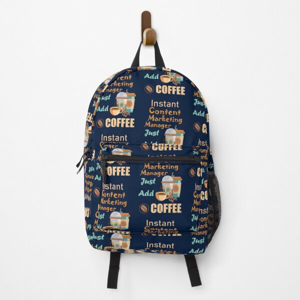 Item preview, Instant content marketing manager just add to me coffee, funny coffee lovers content marketing manager job ,content marketing manager humor, joke, meme designed and sold by SGS-.