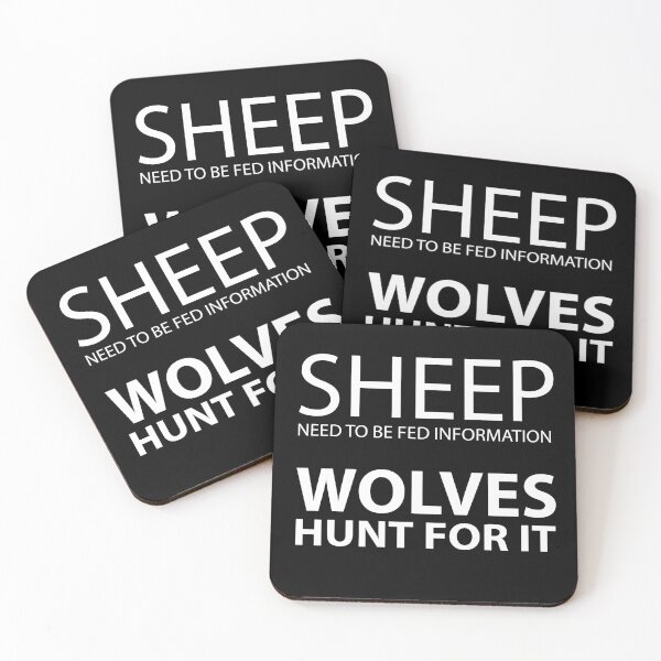 Item preview, Sheep need to be fed, wolves hunt for it designed and sold by Re-creativ.