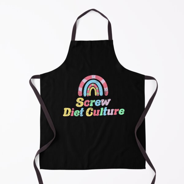 Item preview, Screw Diet Culture distressed anti diet rainbow designed and sold by RainbowPandas.