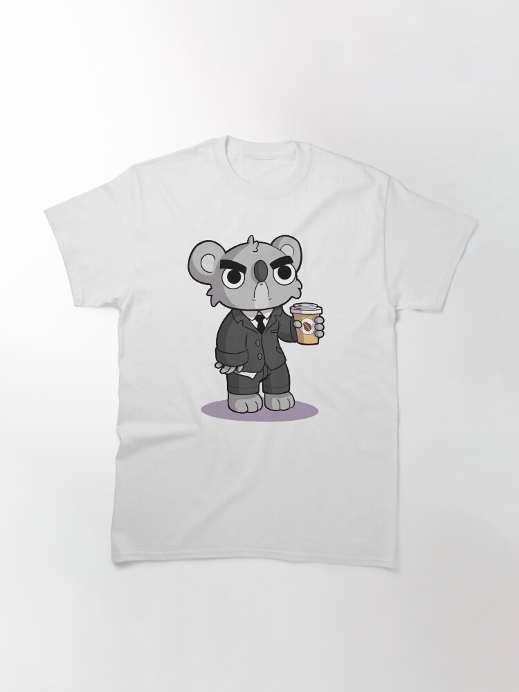 Vista alternativa de Camiseta clásica Gruñón Koala