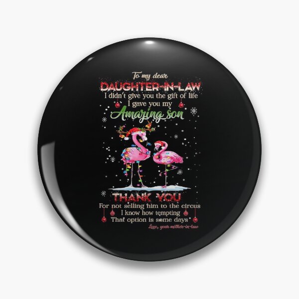Artikelvorschau, Weihnachten - Zu meiner Schwiegertochter - Flamingo - Zirkus entworfen und verkauft von JanArt65.