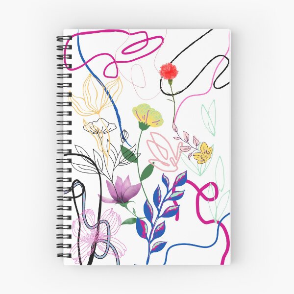 Item preview, Vintage Floral Lines Graphic Trend Pattern  designed and sold by LittleIconShop.