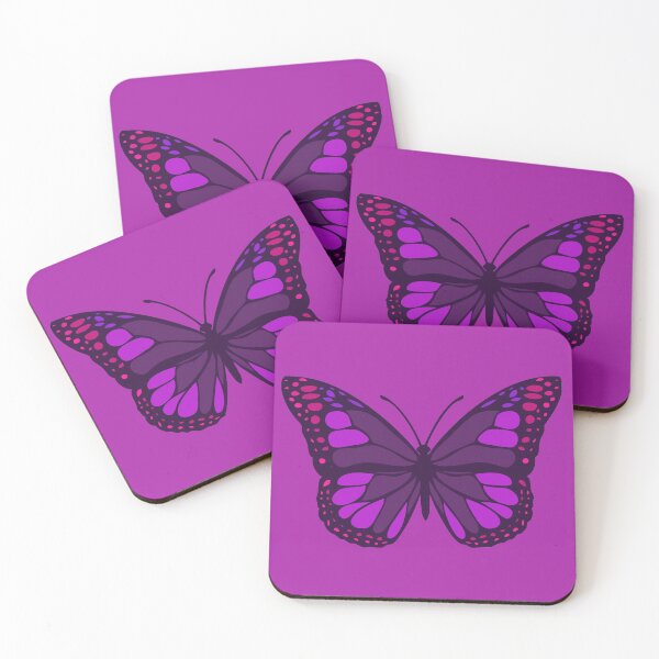Item preview, Colorful Purple Monarch Butterfly design! Amazing Color Pattern! designed and sold by Henri Vellart.