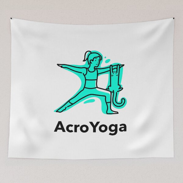 Item preview, AcroYoga My Pet is My Yoga Partner designed and sold by Crafty-Mornings.