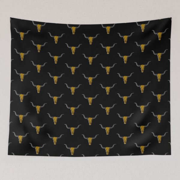 Artikelvorschau, Longhorn Bulle Totenkopf Kuh Design entworfen und verkauft von Lighvision.