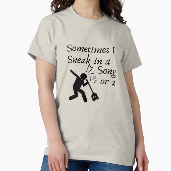 Item preview, Sneak In A Song Funny Cleaning Humor  Housekeeping Whimsical Gifts designed and sold by SavvyCleaner.