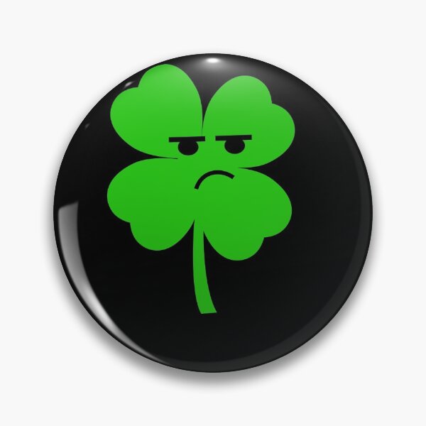 Item preview,  Grumpy Four Leaf Clover designed and sold by Midnight Sky Sundry.