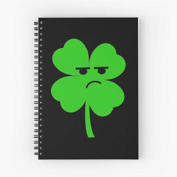 Item preview,  Grumpy Four Leaf Clover designed and sold by Midnight Sky Sundry.