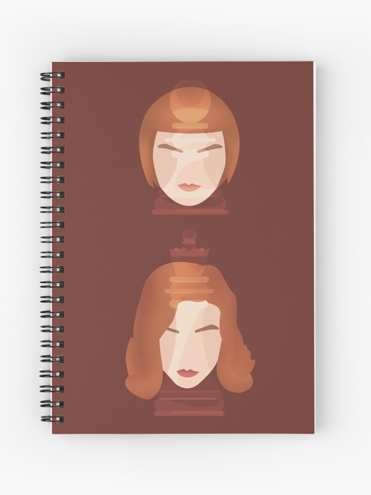 The Queen's Gambit Beth Harmon and Benny Watts | Spiral Notebook