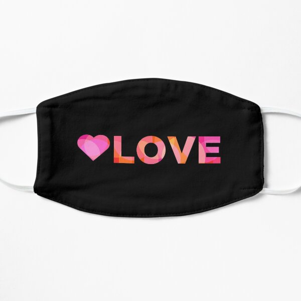 Heart and Love Flat Mask