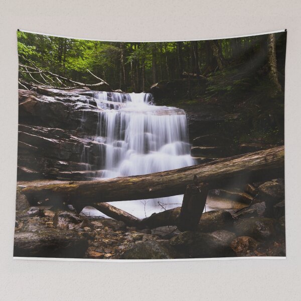 Item preview, Waterfall in the forest designed and sold by emmarsheehan.