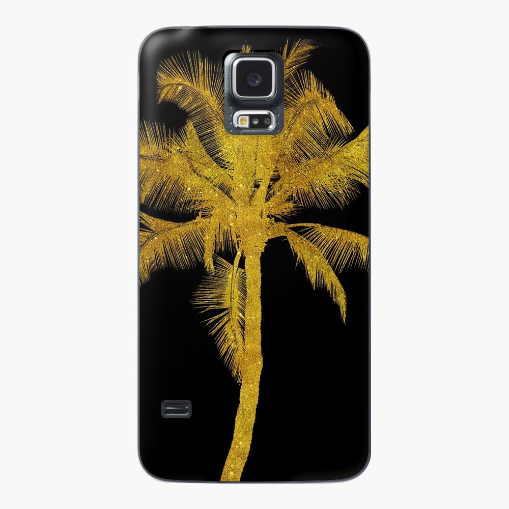 Palm Tree Leaves Gold Liquid Glitter Phone Case – Arla LaserWorks