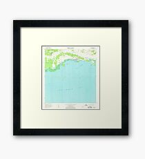 USGS TOPO Map Puerto Rico PR Parguera 362179 1966 20000 Framed Print