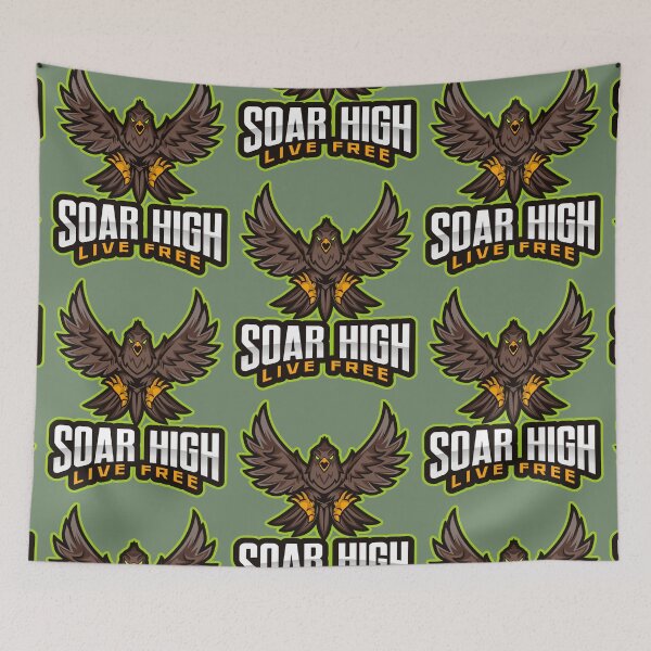 Item preview, Soar High Live Free verde designed and sold by AndPeace702.