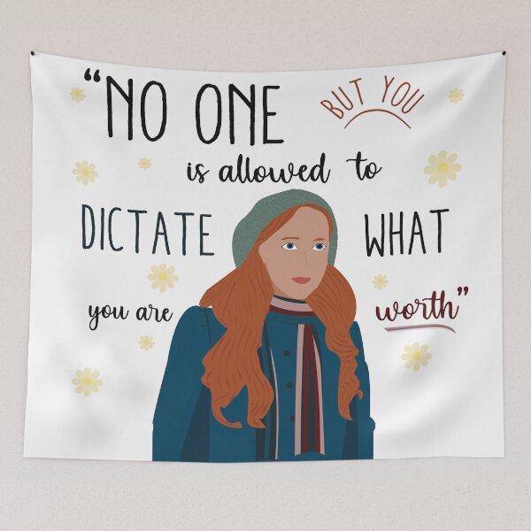 Item preview, Anne with an E- Phrase "No one but you is allowed to dictate what you are worth" designed and sold by CarliAlvarez.