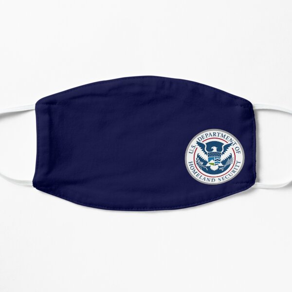 U.S. DEPARTMENT OF HOMELAND SECURITY SEAL US UNITED STATES DHS Flat Mask
