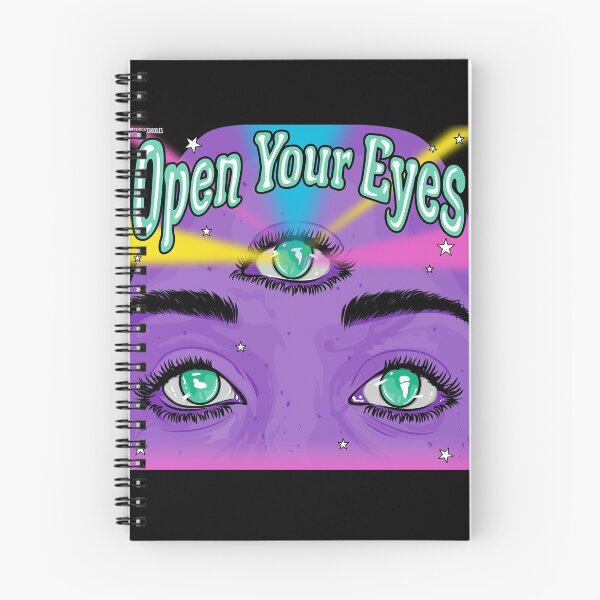 Item preview, Open Your Eyes All Seeing Eye Pop Art Cartoon designed and sold by FFDoodles.