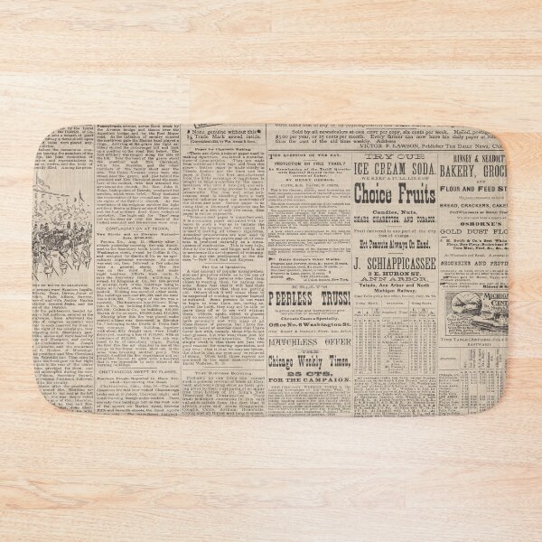Item preview, Antique Newspaper  designed and sold by ArtsyWishy.