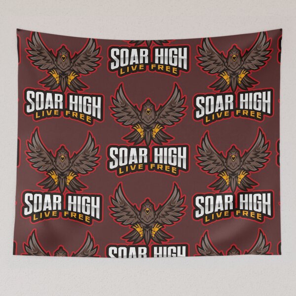 Item preview, Soar High Live Free rojo designed and sold by AndPeace702.