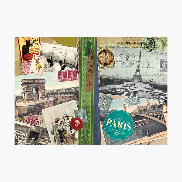 Collage Of France for | Sale Art Redbubble Wall