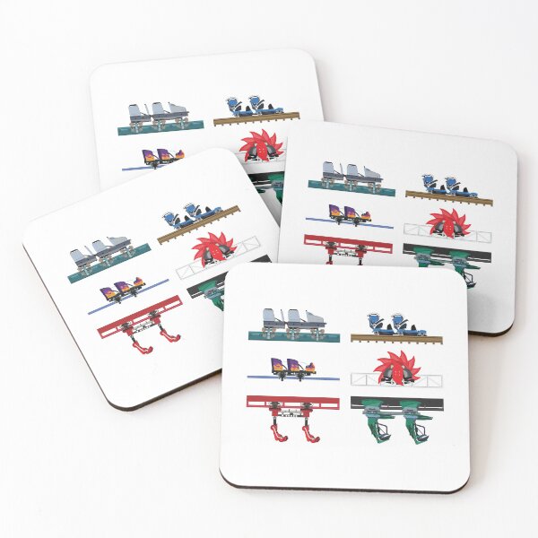 Item preview, Grona Lund Coaster Cars Design designed and sold by CoasterMerch.