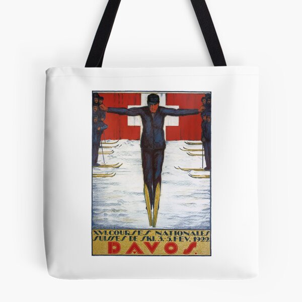 Item preview, 1922 SWITZERLAND Davos National Ski Races Poster designed and sold by retrographics.