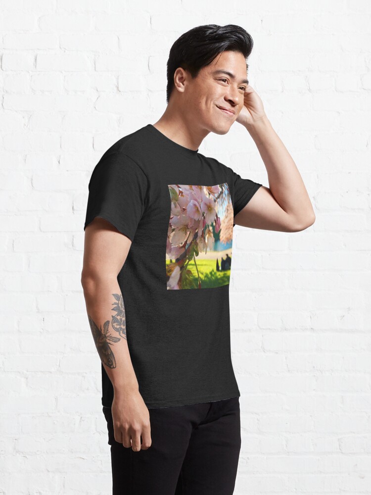 Alternate view of Cherry Blossoms in Spring Classic T-Shirt