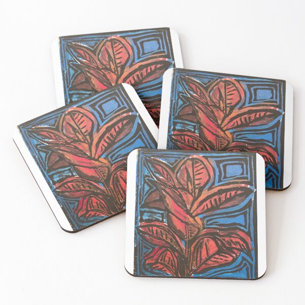 Item preview, Red and Blue Plant designed and sold by TheaHurwitz.