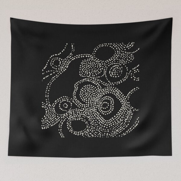 Item preview, Australian Aboriginal Art Australian aboriginal black and white designed and sold by BrnitcceHegman.