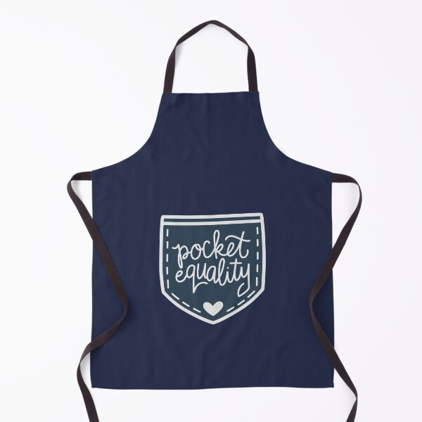 Item preview, Pocket Equality Feminist Quote - Denim Navy Blue designed and sold by Kit Cronk.