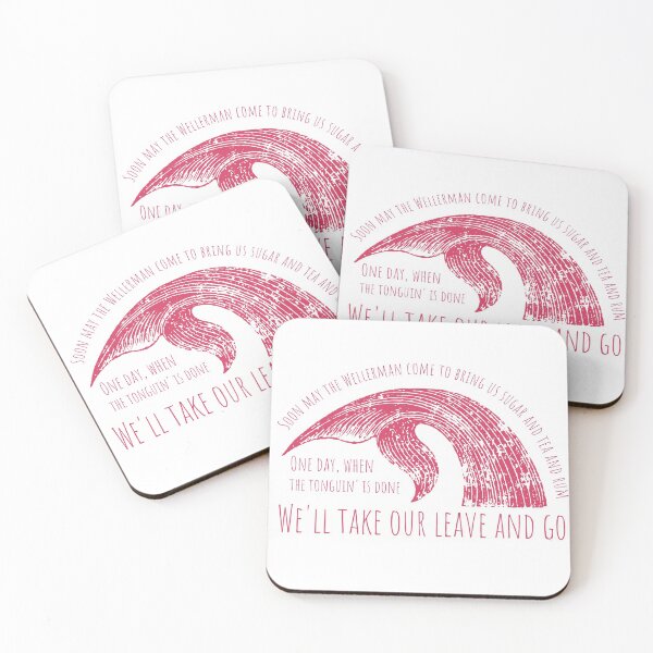 Item preview, Soon May the Wellerman Come - Sea Shanty Pink designed and sold by AmplifyThought.