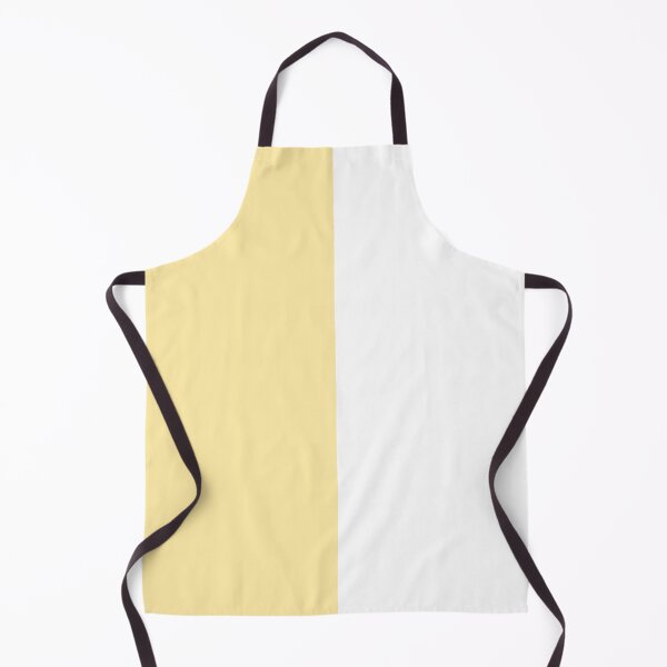 Item preview, Pale Mustard Yellow And White Half And Half designed and sold by rewstudio.