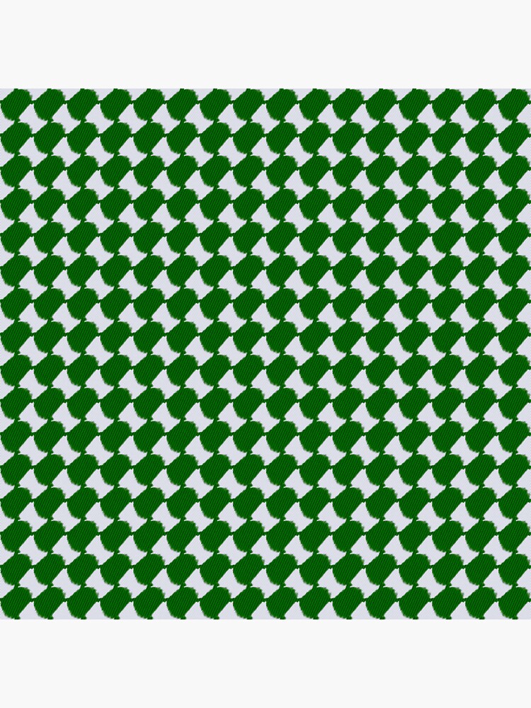 Thumbnail 3 of 3, Sticker, Ghutrah Green designed and sold by Vk91.
