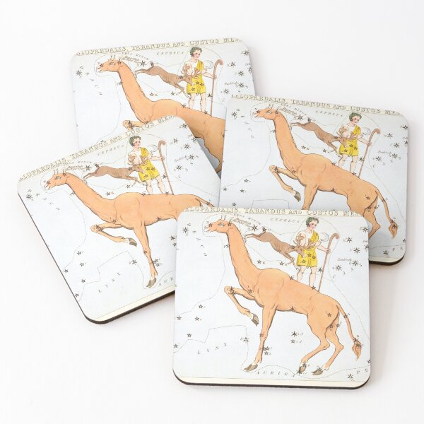Item preview, Antique Constellation Map of Camelopardalis, Tarandus, Custos Messium designed and sold by VintageArchive.