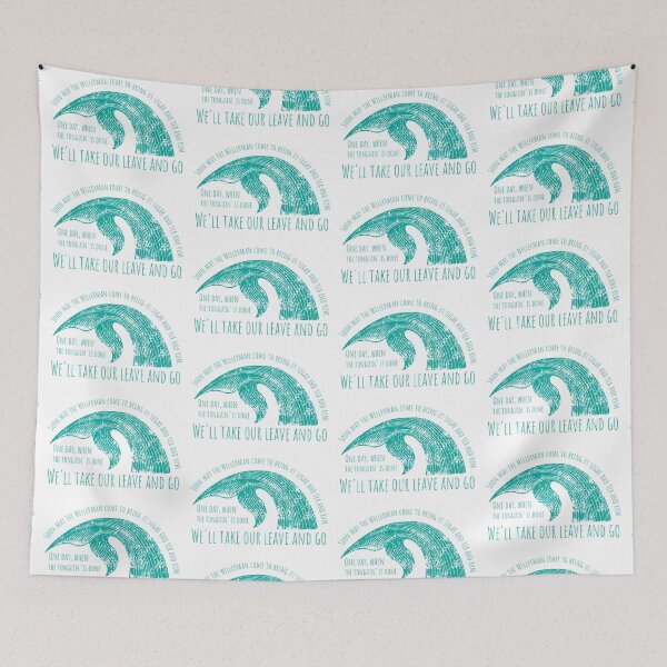 Item preview, Soon May the Wellerman Come - Sea Shanty Teal designed and sold by AmplifyThought.