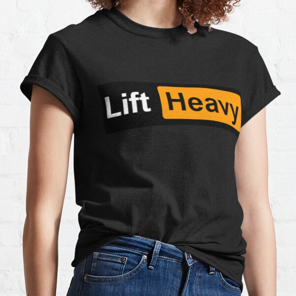 Lift Heavy Eat Ass Funny Adult Humor Workout Fitness Gym Shirt