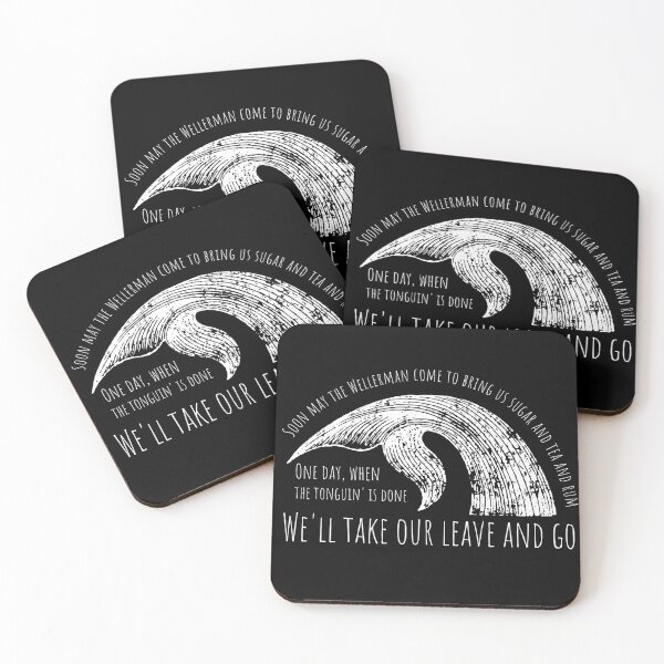 Item preview, Soon May the Wellerman Come - Sea Shanty White designed and sold by AmplifyThought.