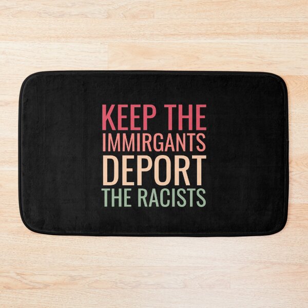 Item preview, "Keep The Immigrants, Deport The Racists" Statement Tee for Equality and Inclusion designed and sold by chanonnut.
