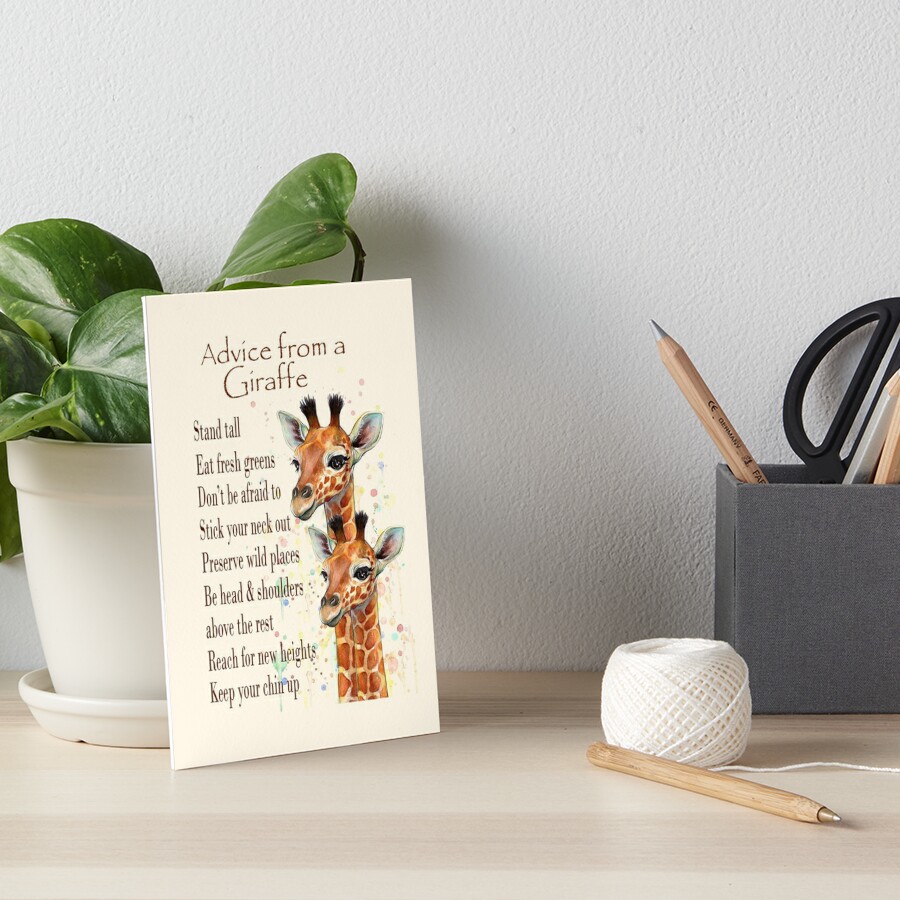 advice-from-a-giraffe-sky-art-board-print-for-sale-by-gloriouspets