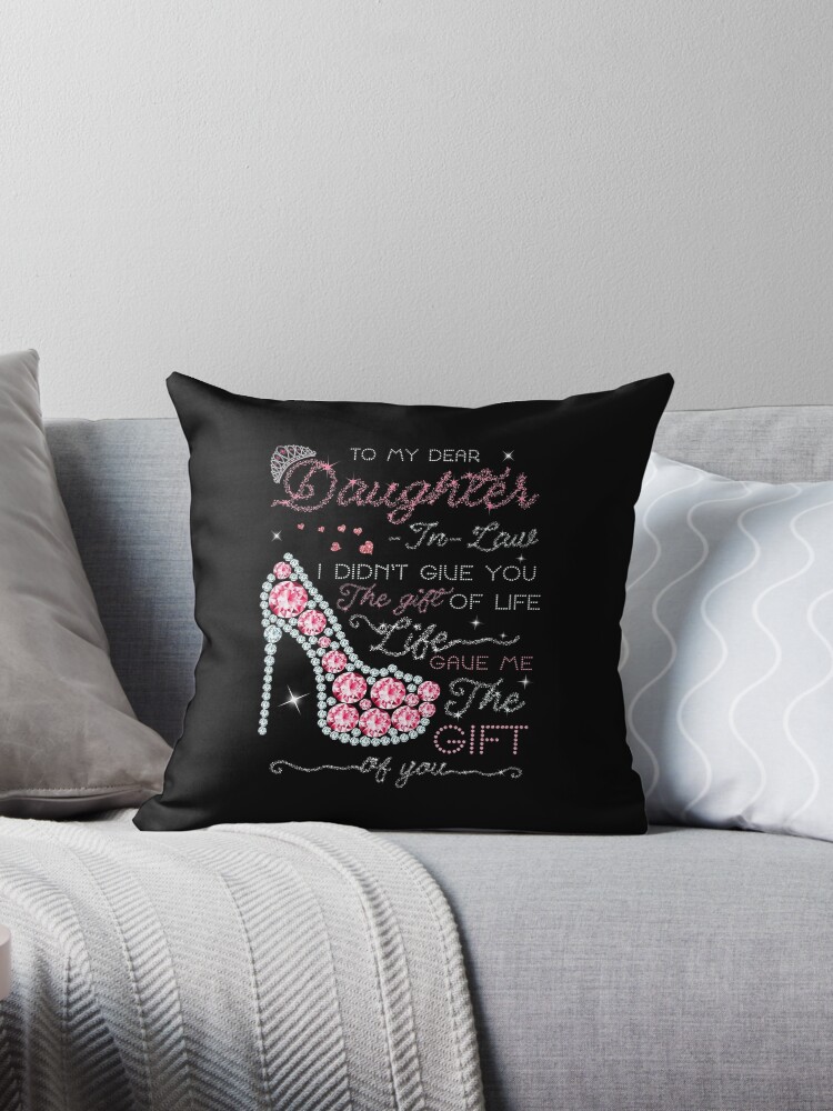 To my sales daughter pillow