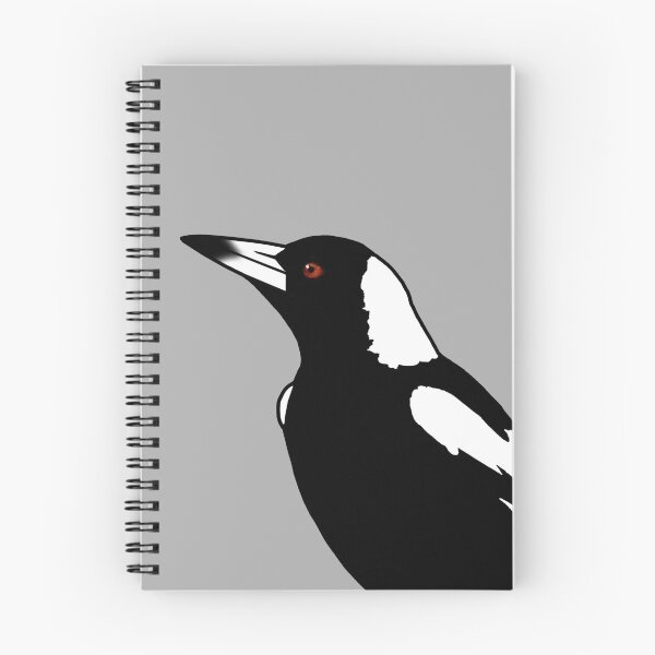 Item preview, Australian Magpie CloseUp - Grey designed and sold by Birds & Things.