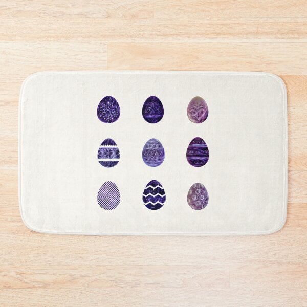 Item preview, Purple Easter Eggs - 9 stickers / magnets for the price of 1 designed and sold by ittybittyowl.