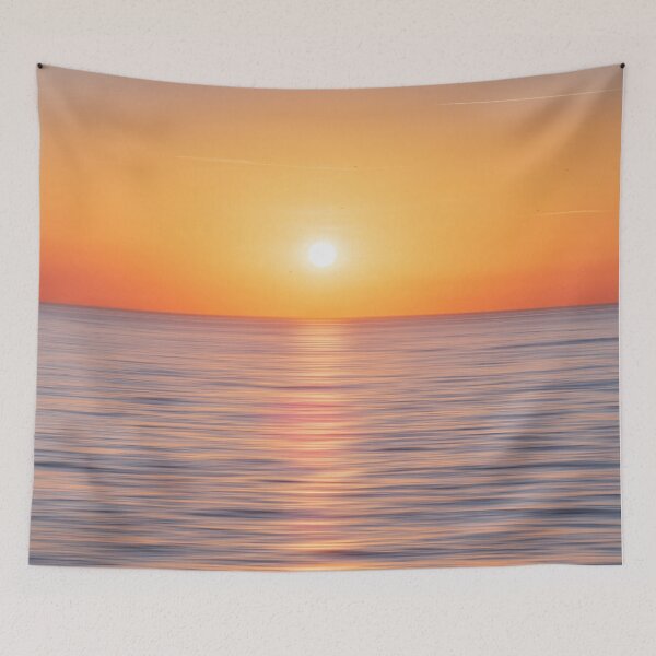 Item preview, Calm ocean with golden sunset designed and sold by Silky Diamond.