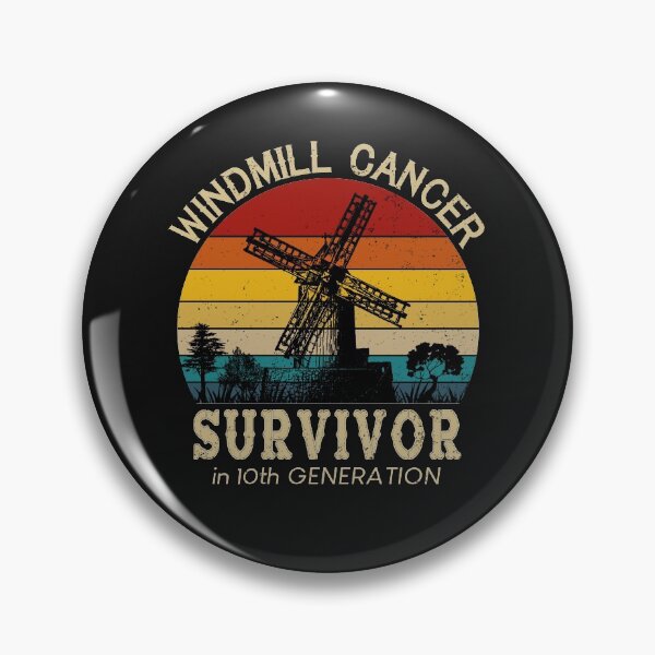 Item preview, windmill cancer survivor designed and sold by Sage86.